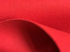 3mm Red Wool Felt (Made in USA)