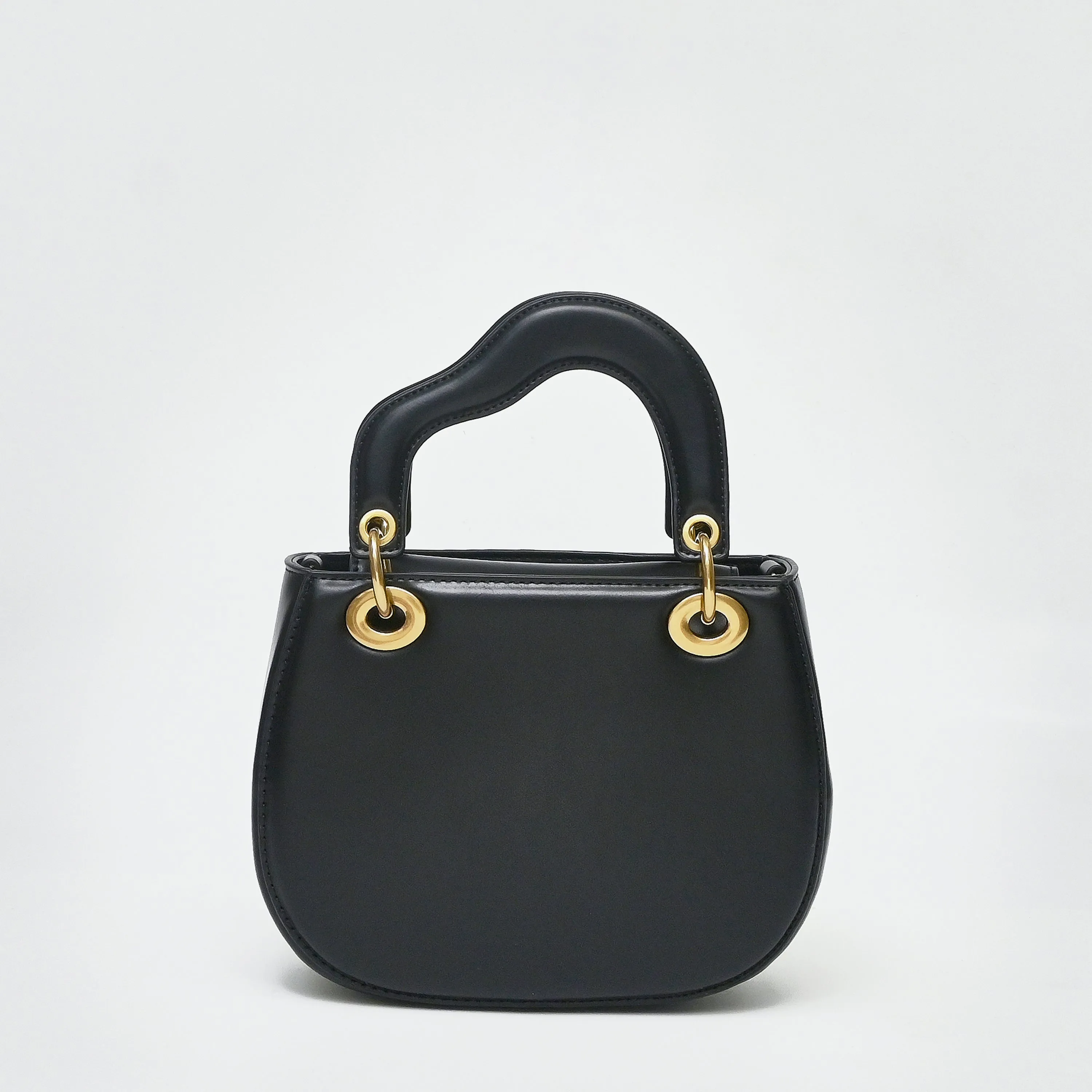 Aimée Wavy Top Handle Bag - TLHB0811PN3MA4