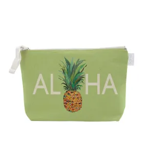 Aloha Pineapple Cosmetic Bag, Large