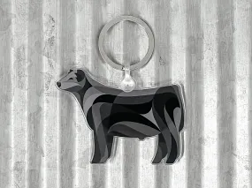 ANGUS OR MAINE KEYCHAIN / STICKER COMBO