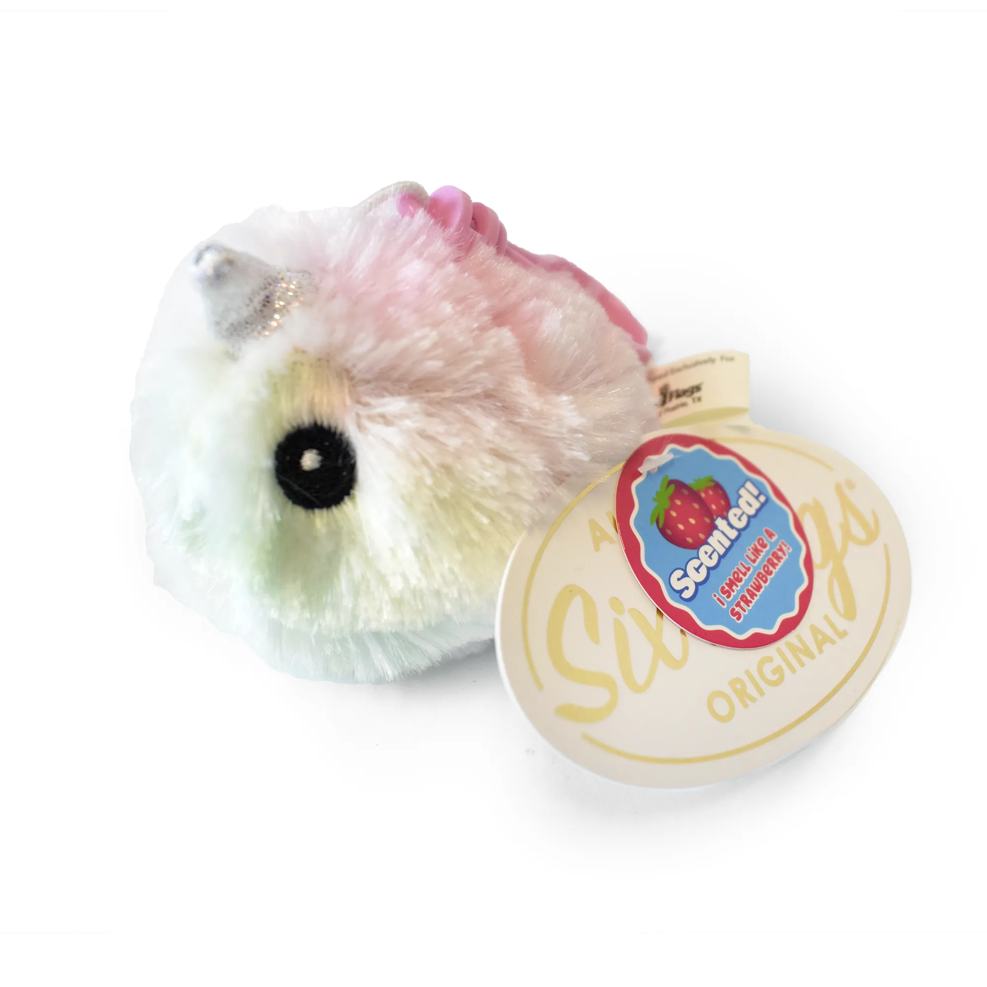 BAG CLIP SIX FLAGS CHUBBY SCENTED NARWHAL