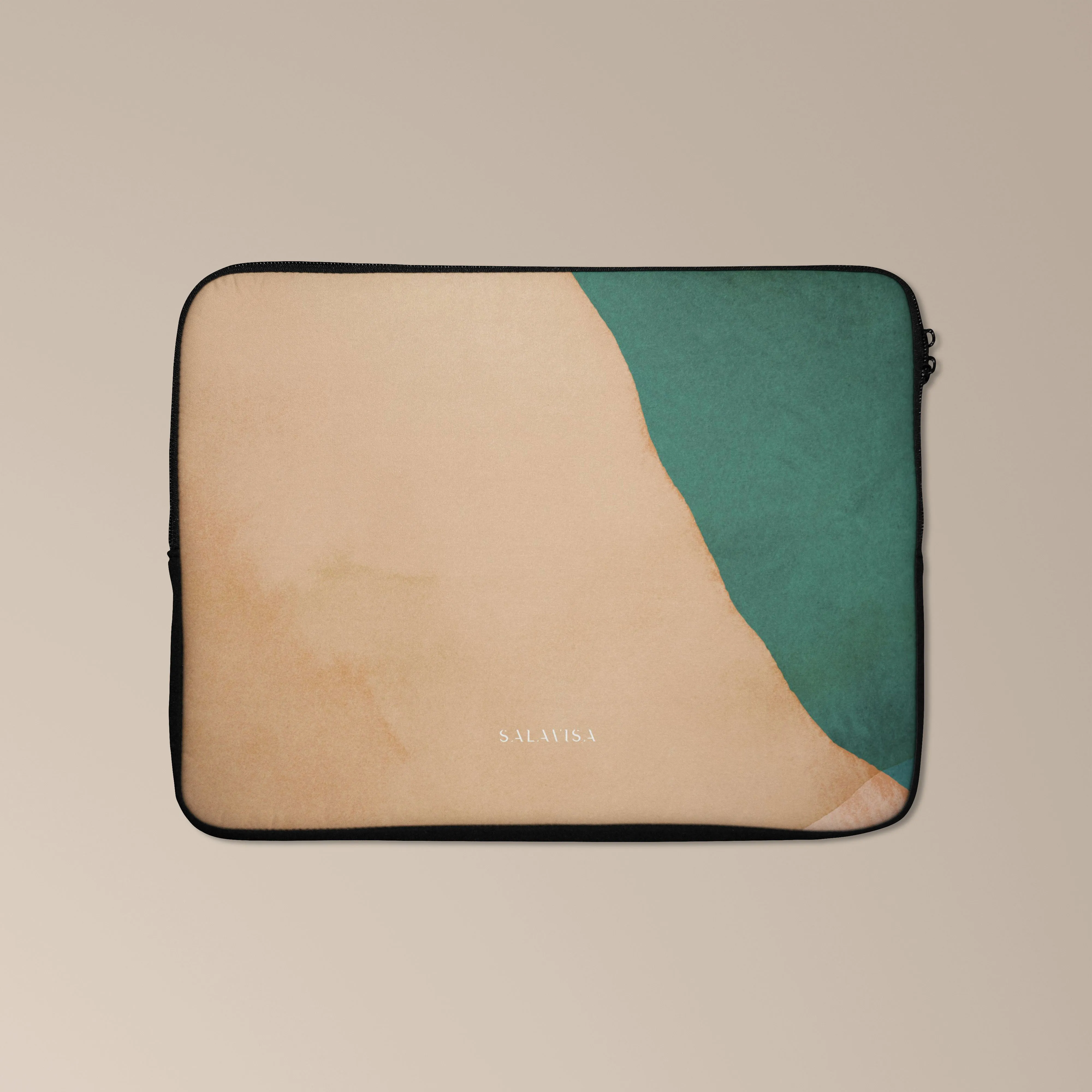 Beige Canvas Laptop Sleeve