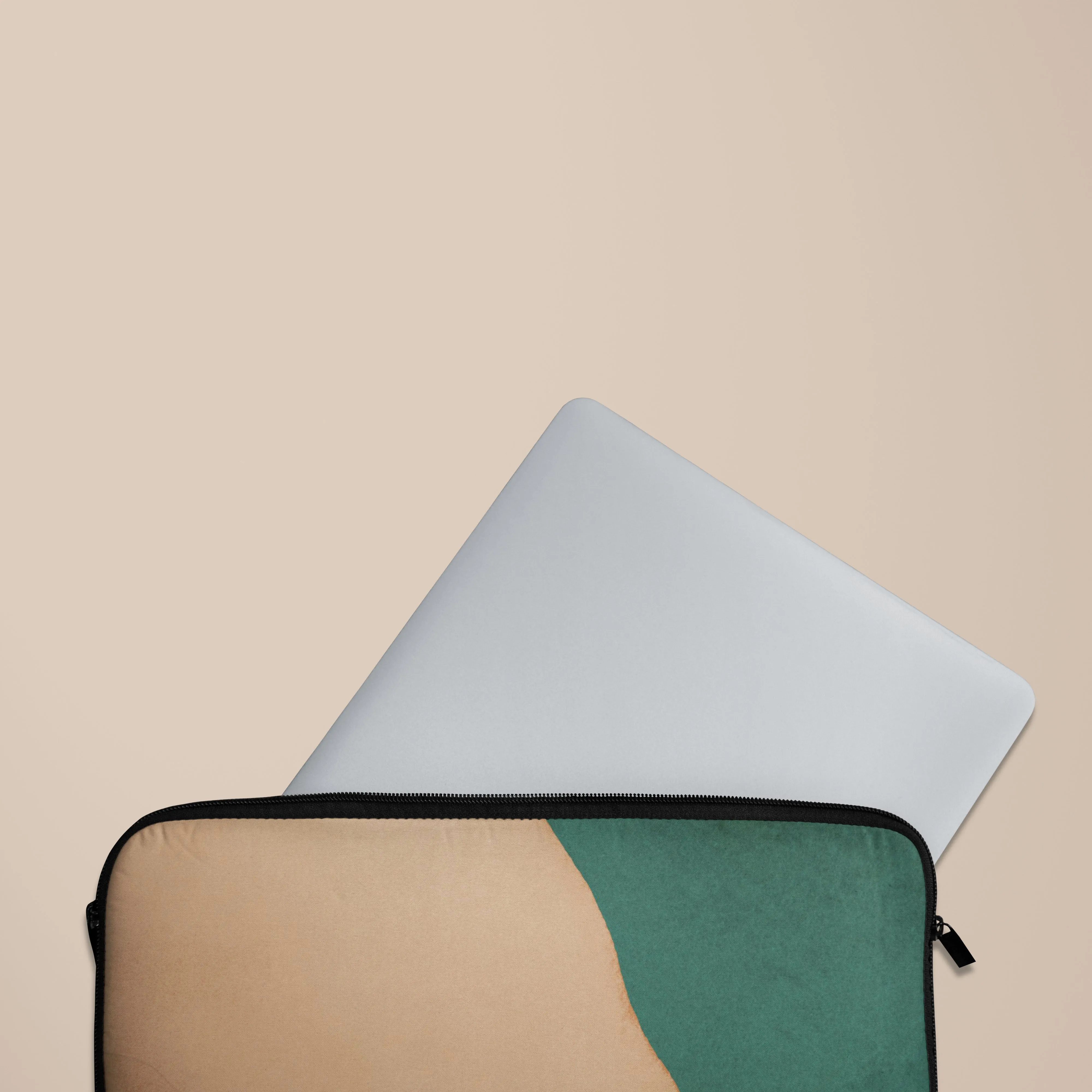 Beige Canvas Laptop Sleeve