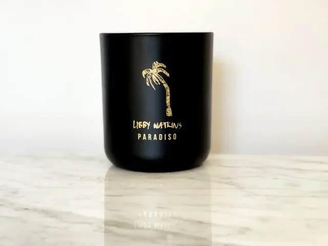 Black Ink and Gold Paradiso Candle Limited Edition