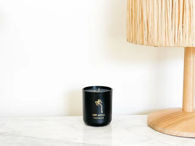 Black Ink and Gold Paradiso Candle Limited Edition
