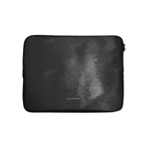 Black Watercolor Laptop Sleeve