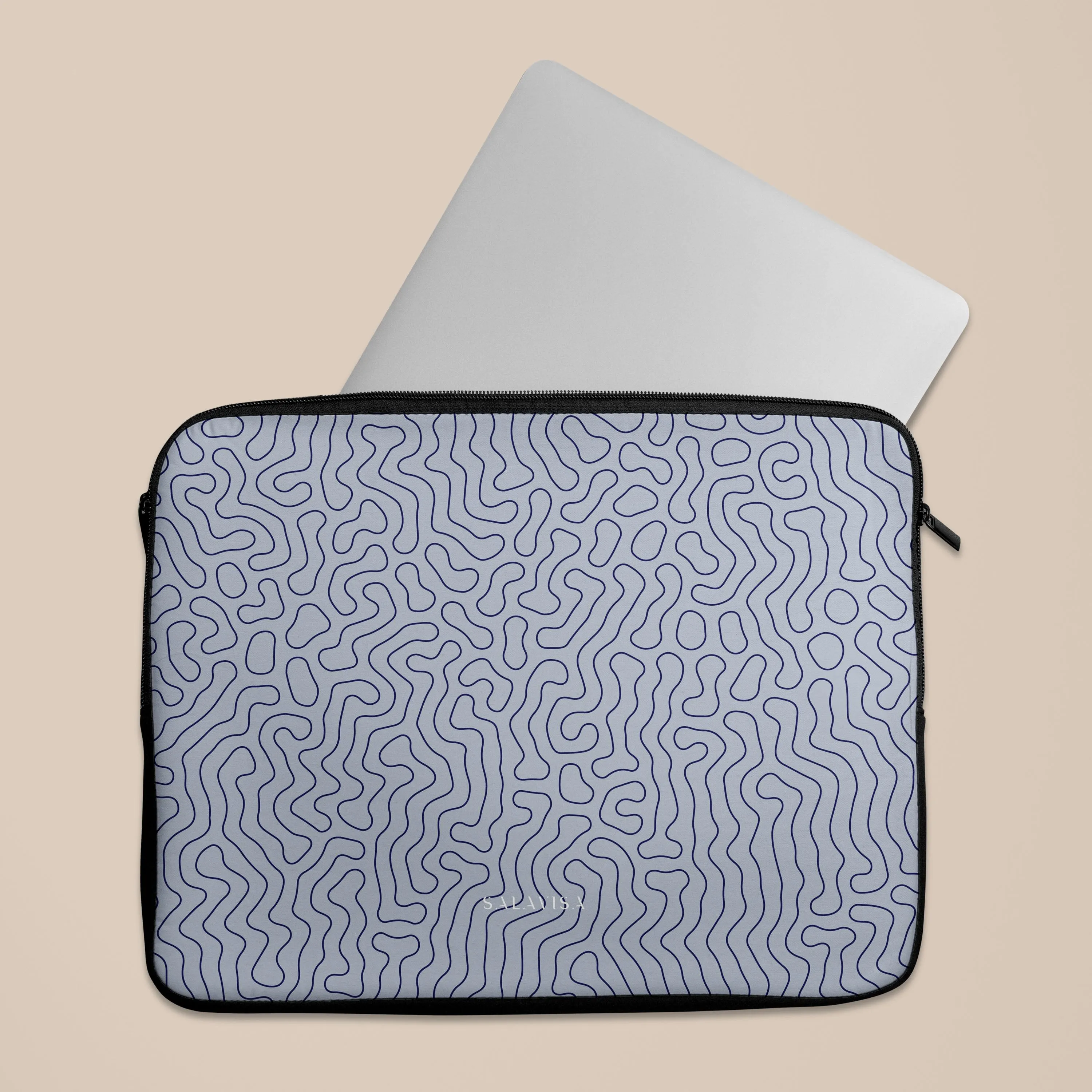 Blue Paths Laptop Sleeve