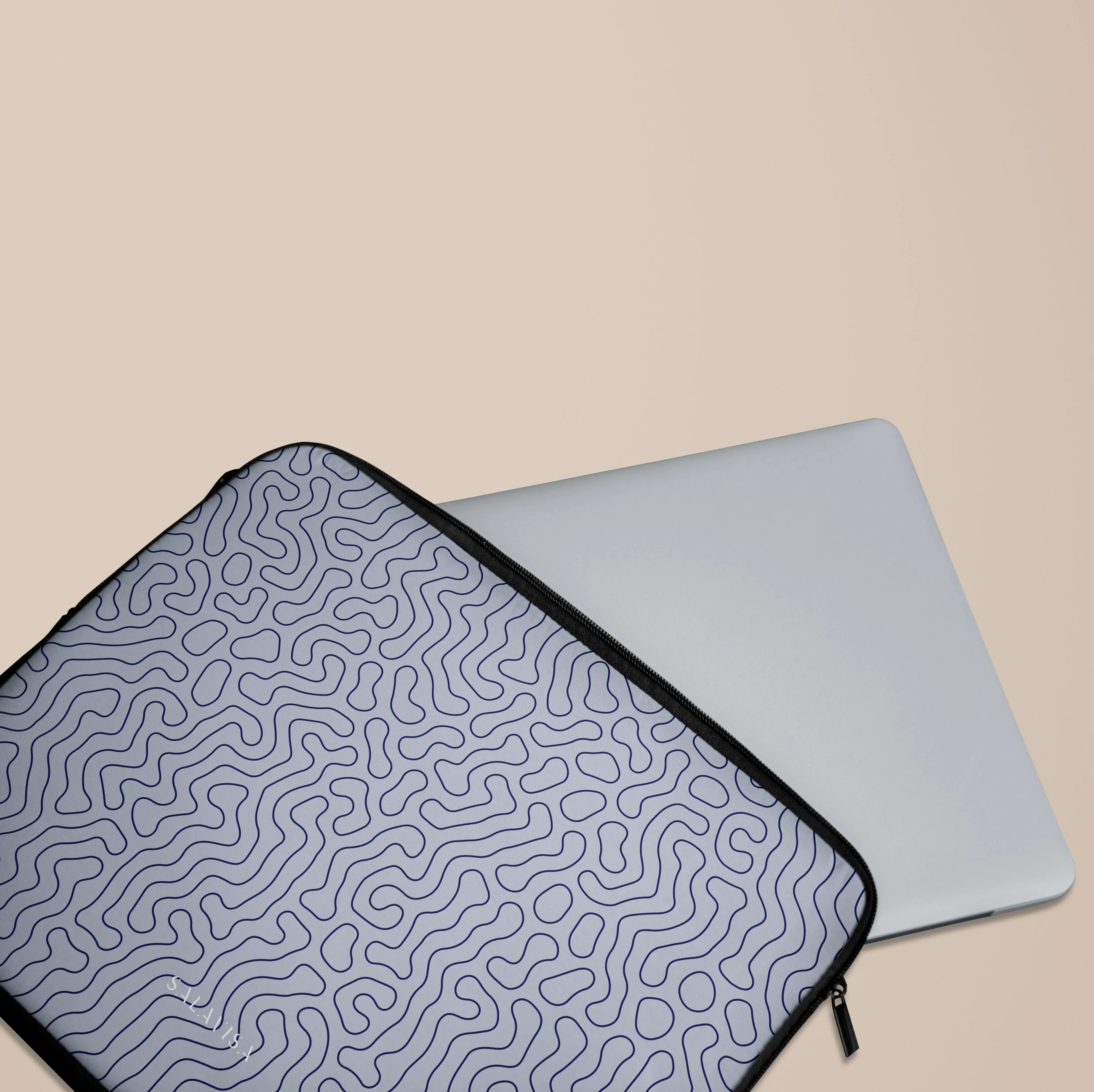 Blue Paths Laptop Sleeve