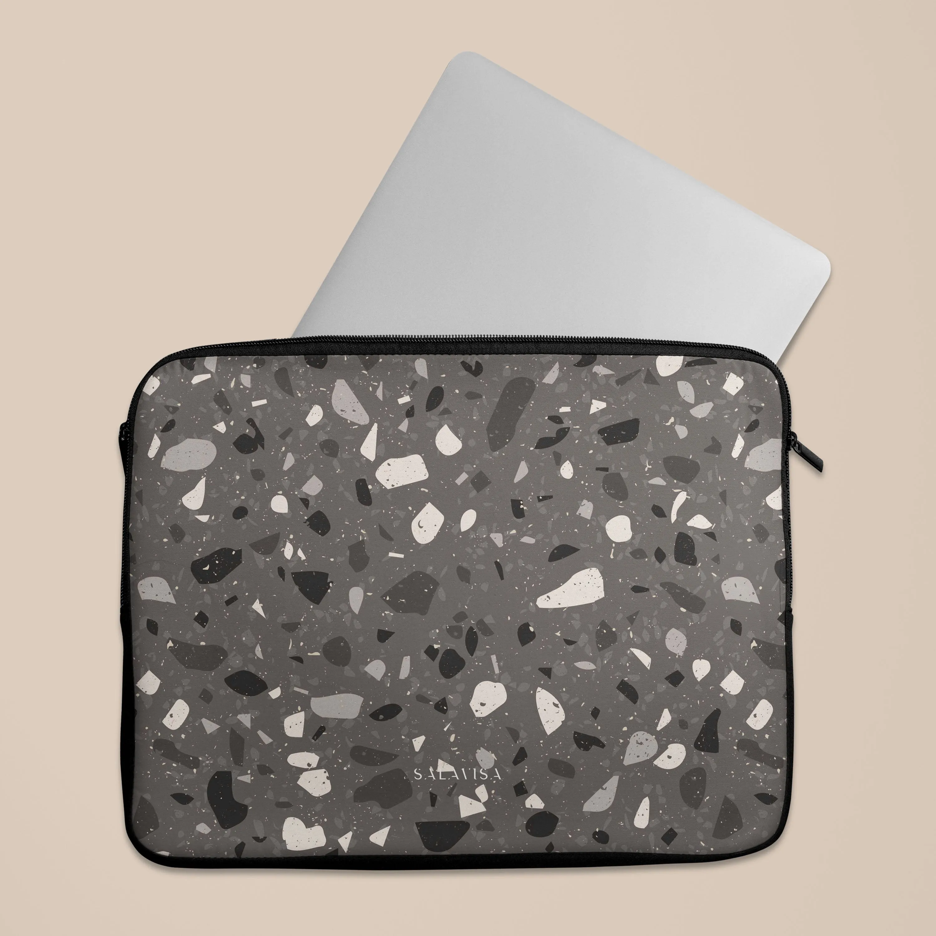 Brown Terrazzo Laptop Sleeve