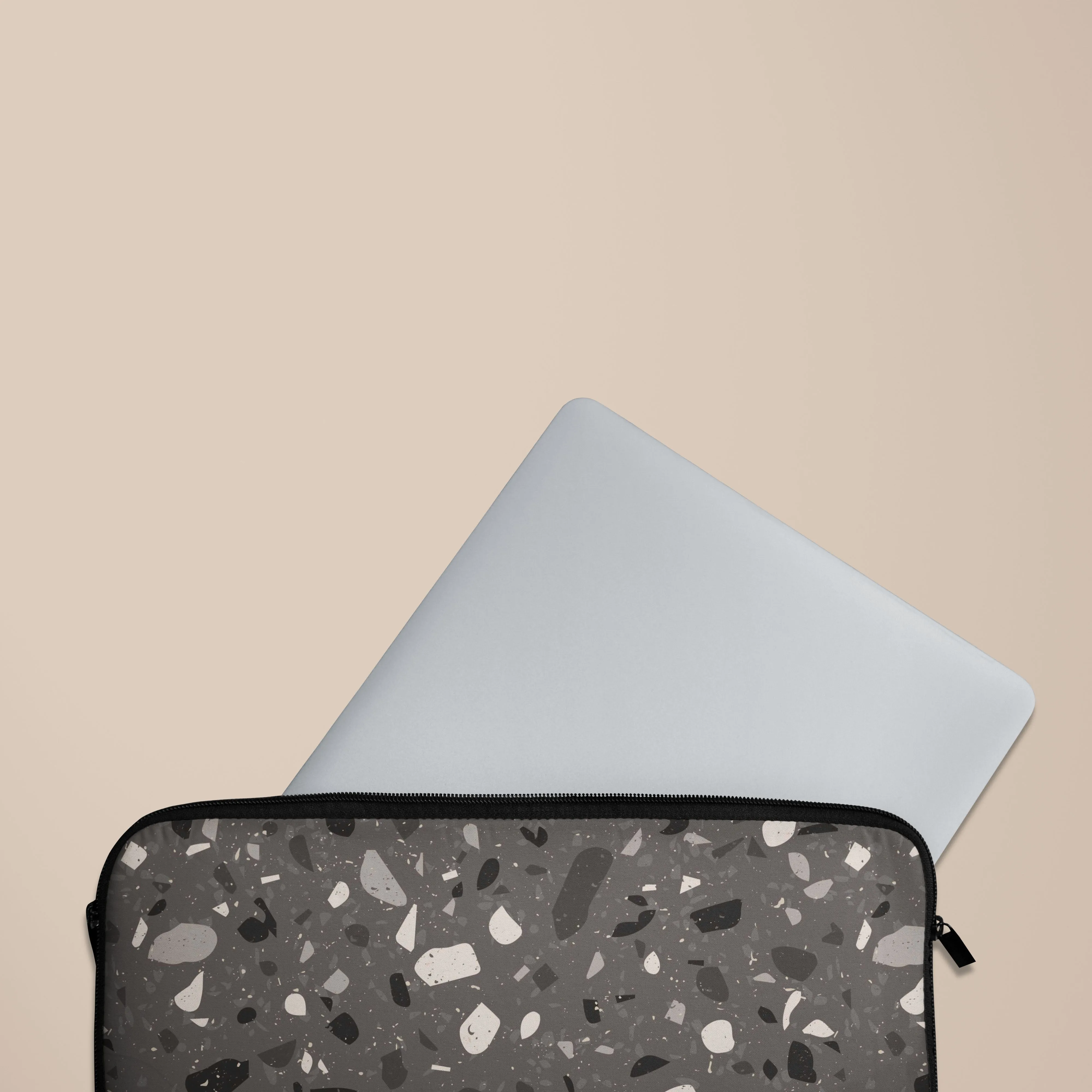 Brown Terrazzo Laptop Sleeve