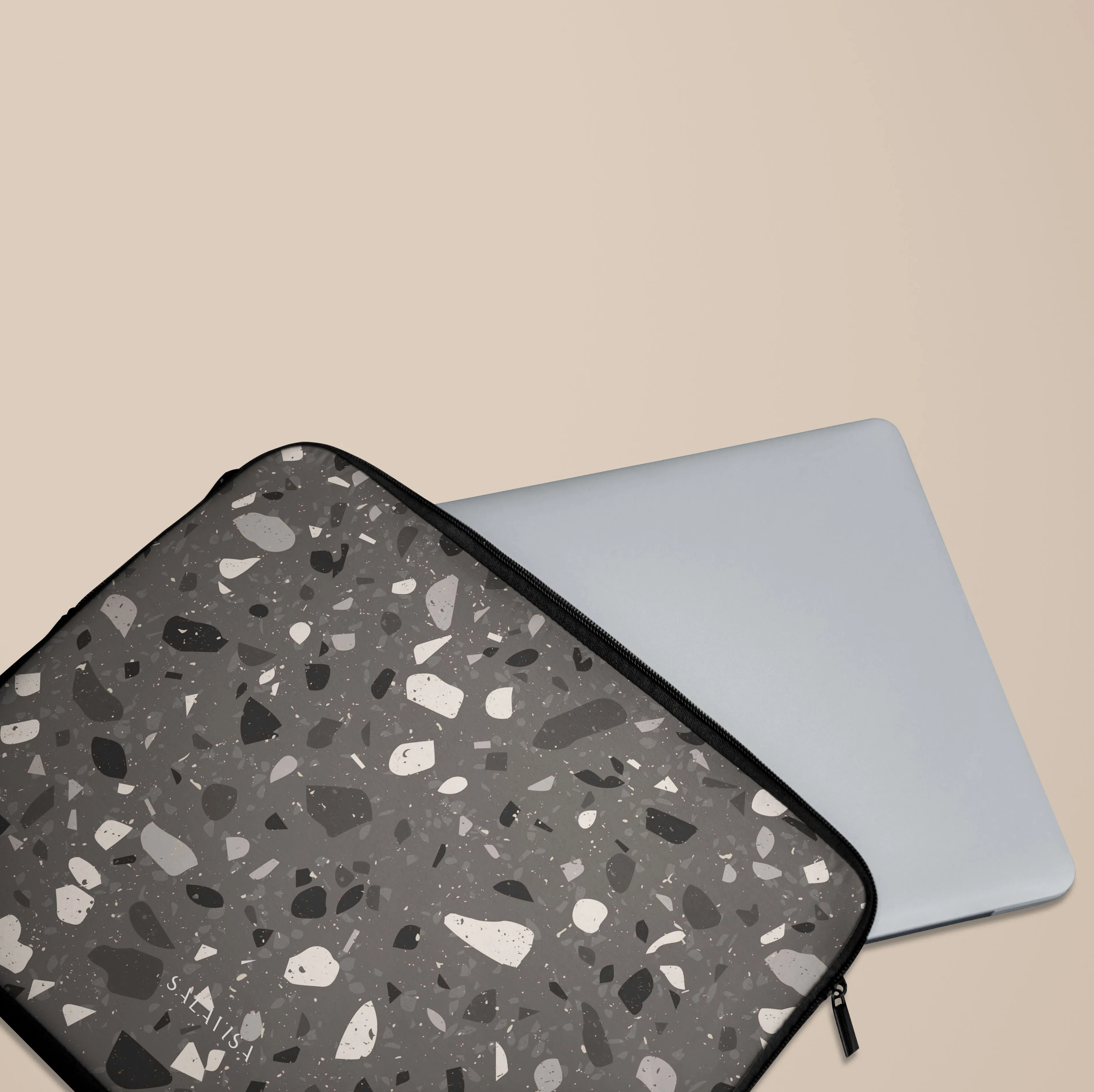 Brown Terrazzo Laptop Sleeve