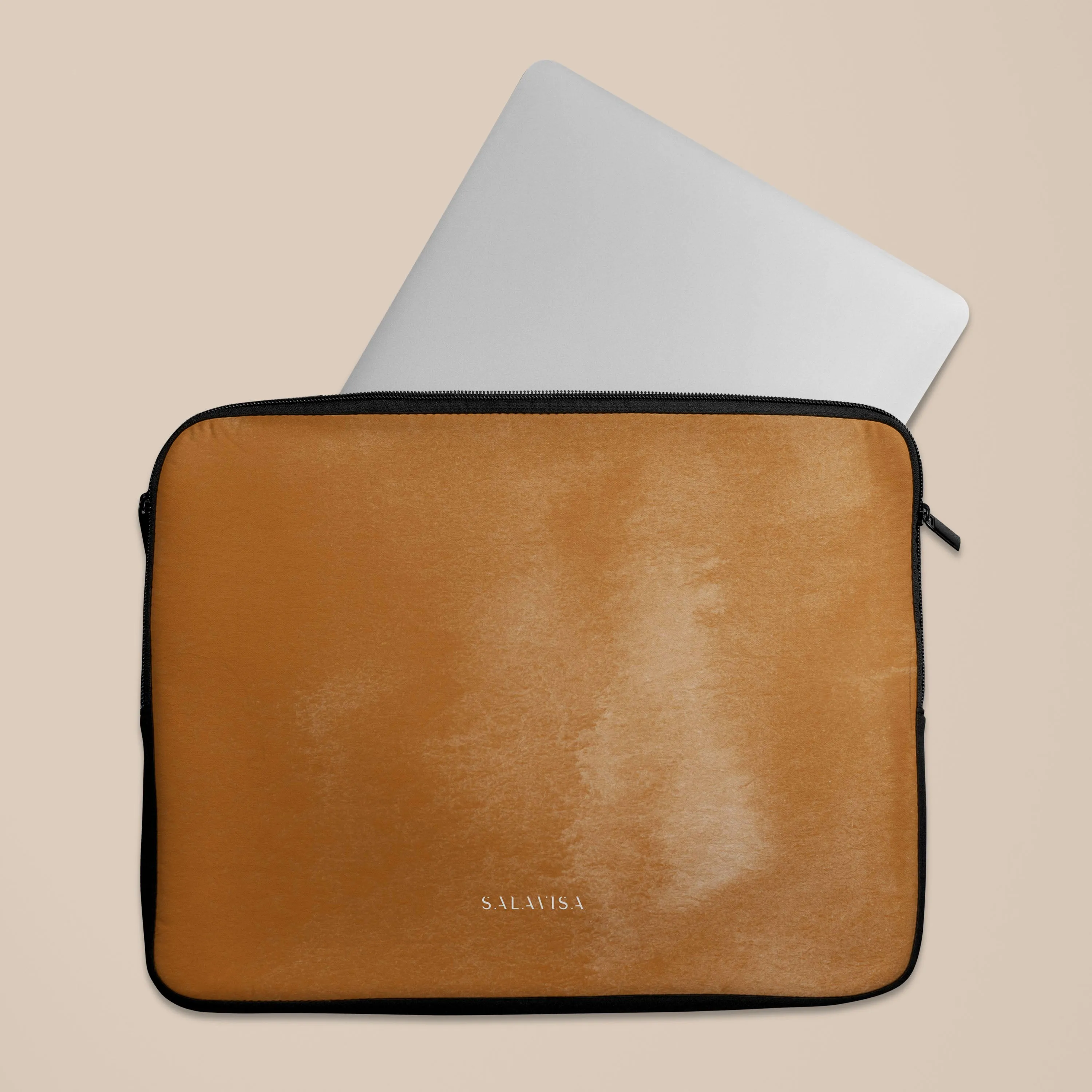 Burnt Orange Aesthetic Laptop Sleeve