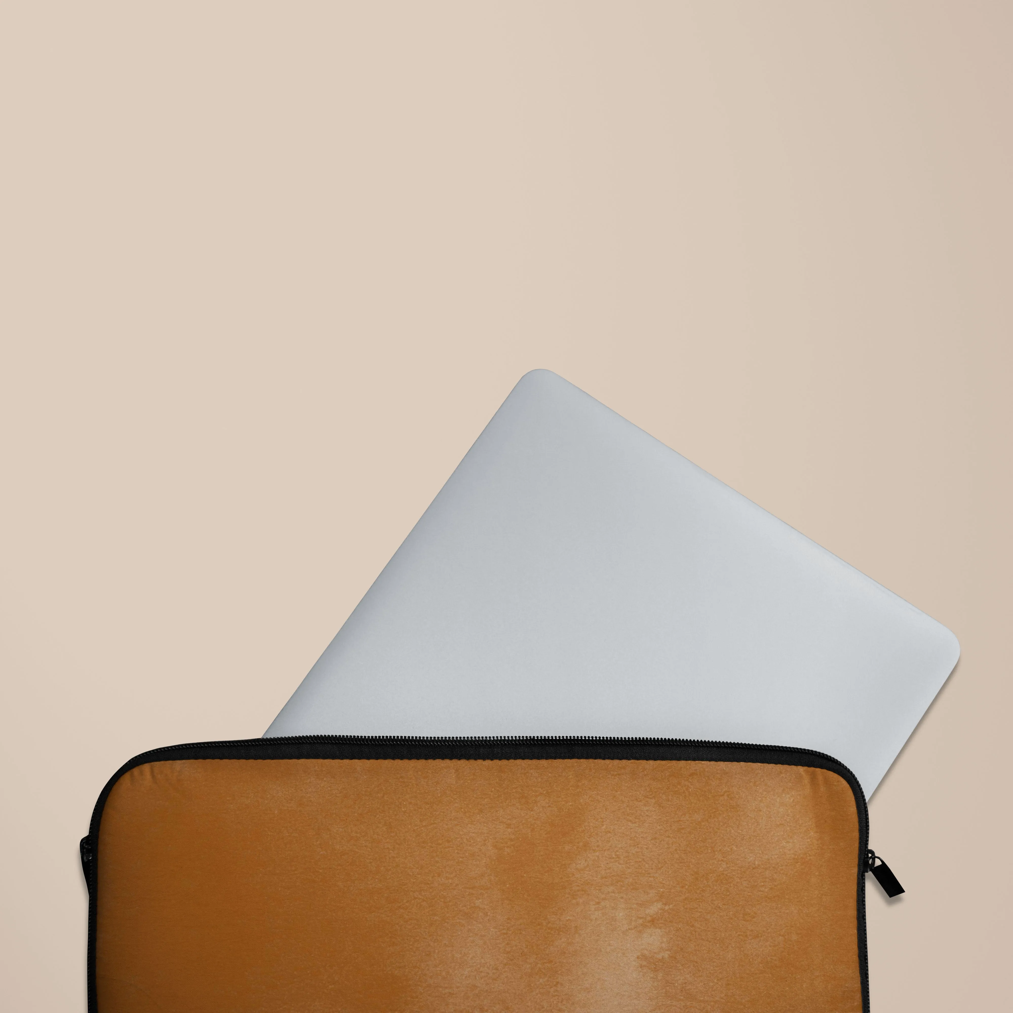 Burnt Orange Aesthetic Laptop Sleeve