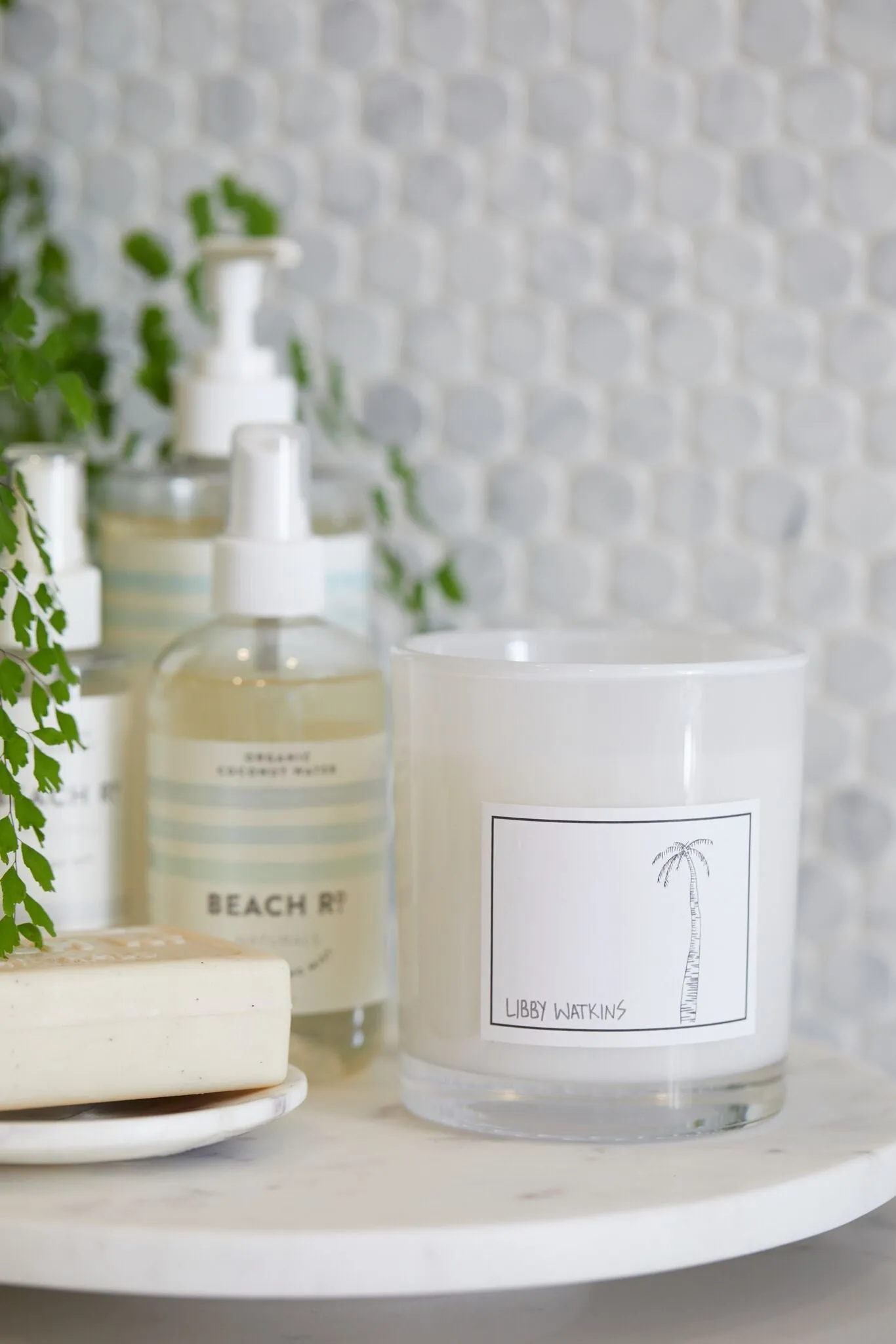 Candle Tahitian Lime and Coconut - Ink Palm