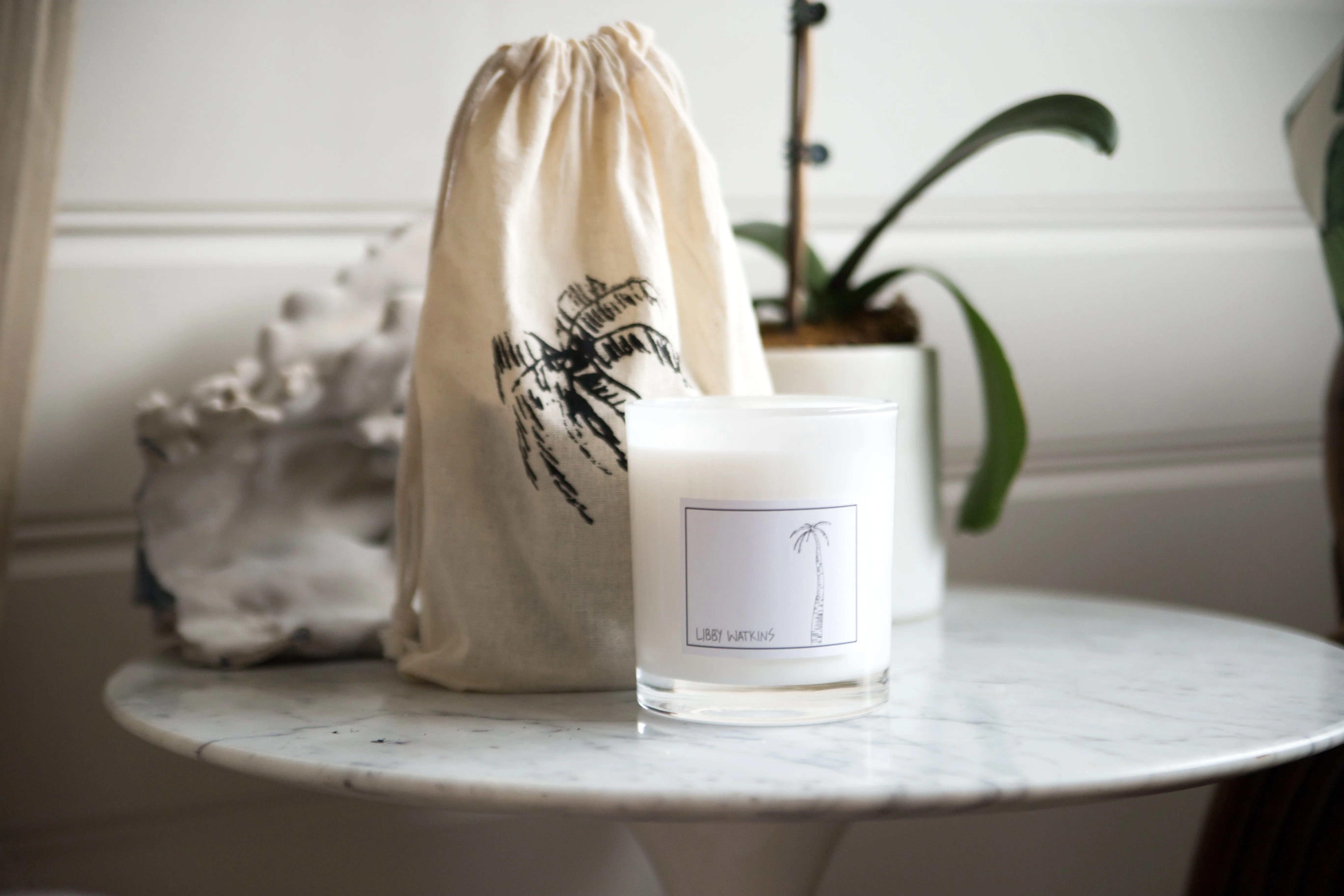 Candle Tahitian Lime and Coconut - Ink Palm