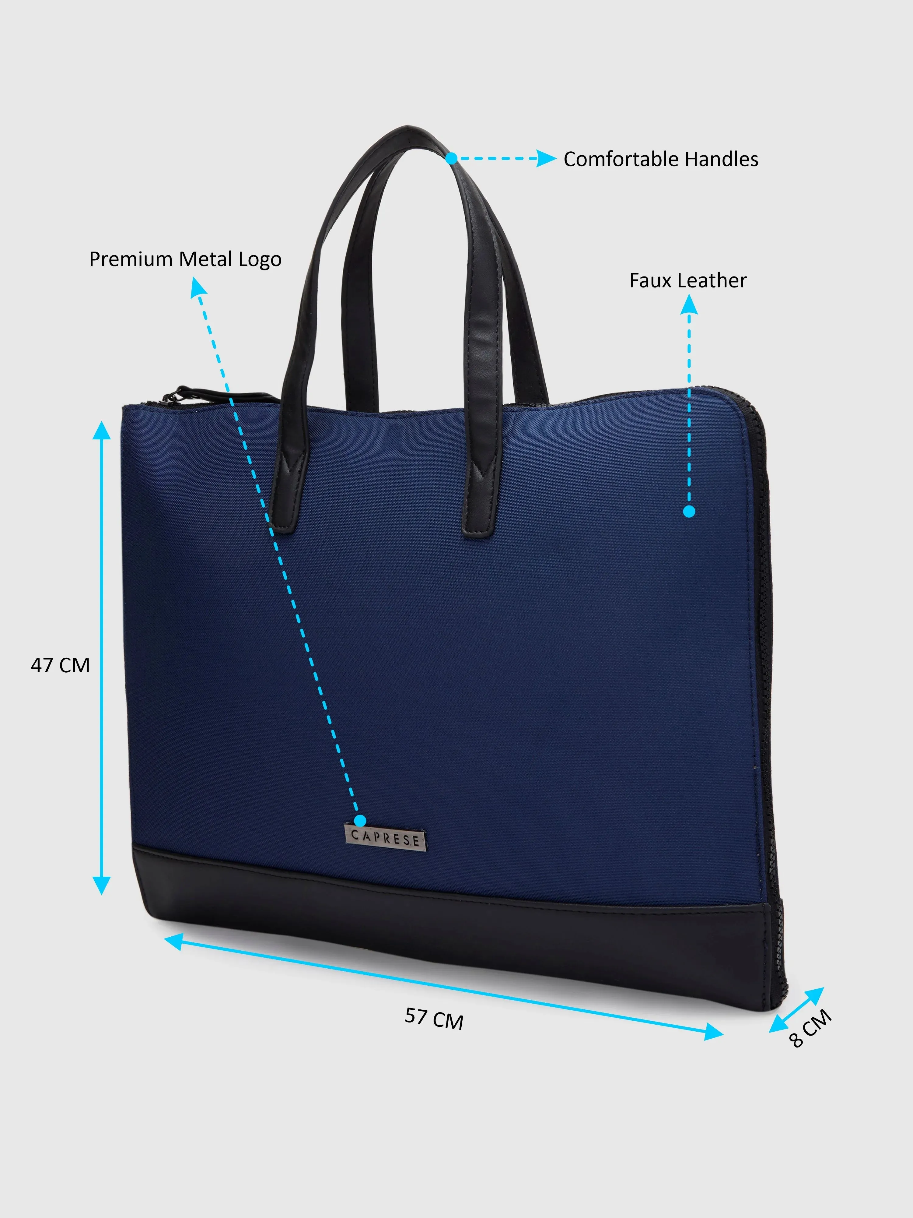 Caprese Rogue Laptop Sleeve Large Navy