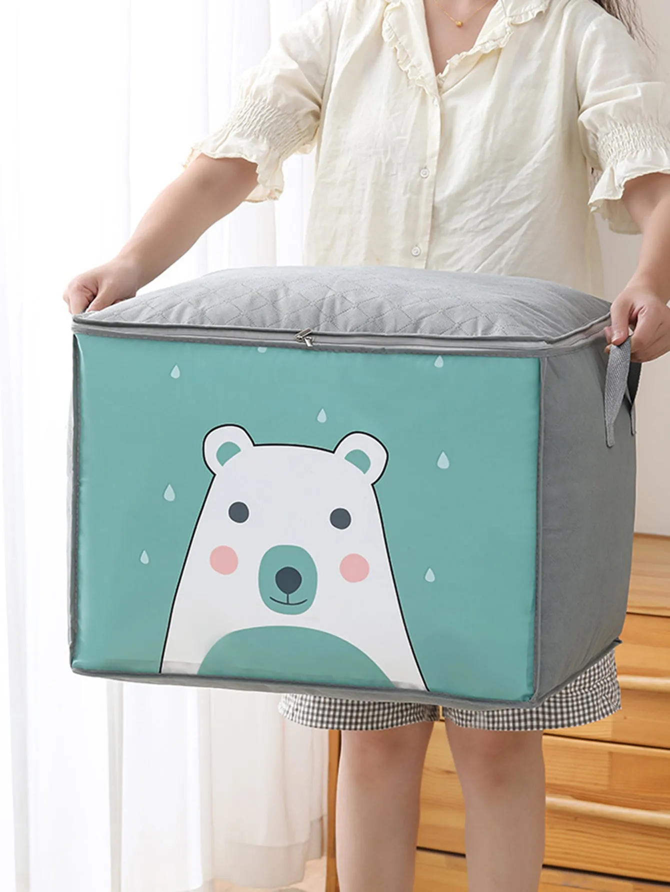 Cartoon Graphic Quilt Storage Bag