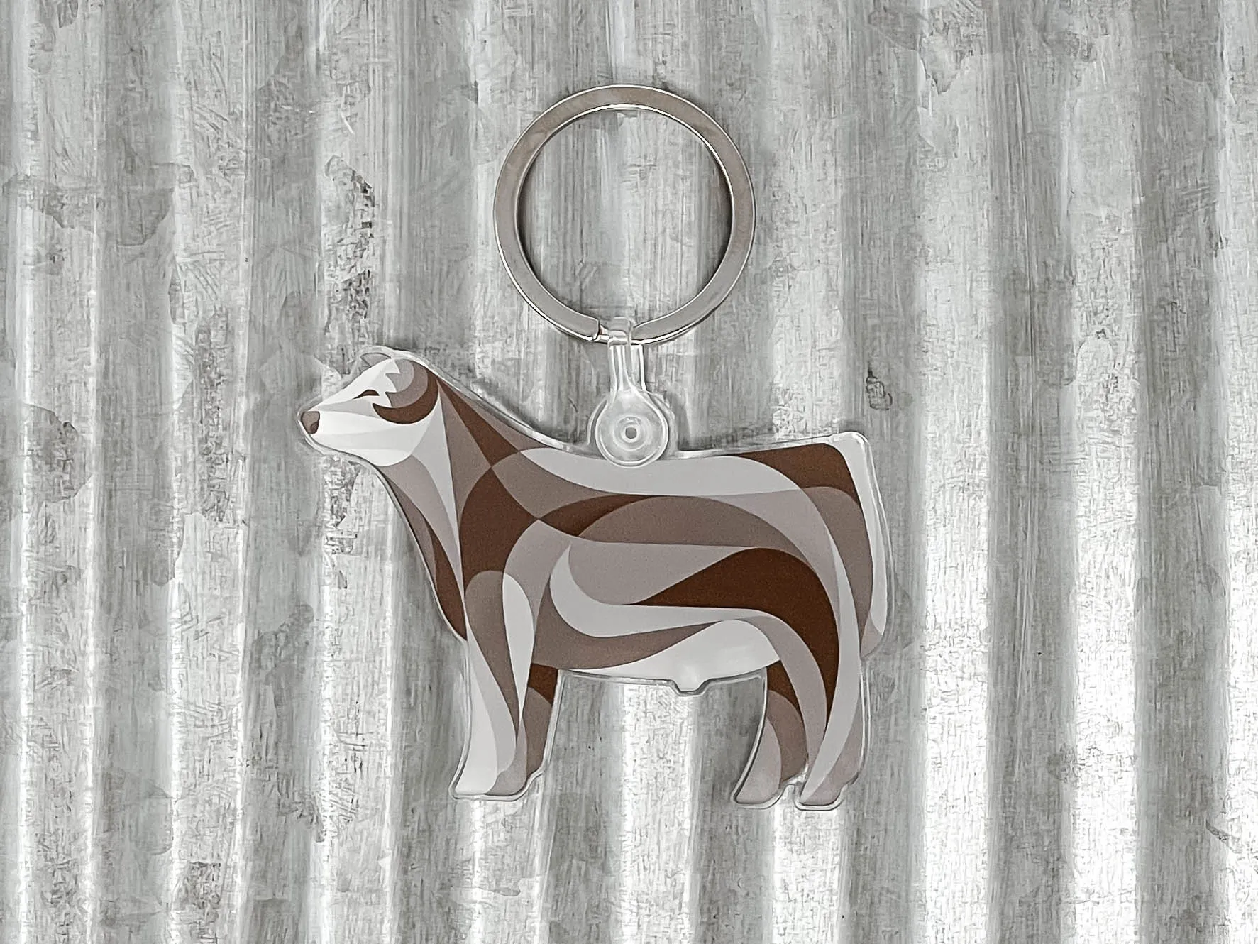 CHAROLAIS KEYCHAIN / STICKER COMBO