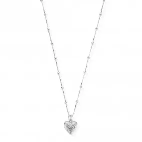 ChloBo Necklace with Patterned Heart Pendant SNBB691