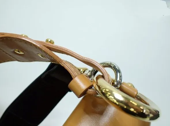 Chloe  C two way bags Carry Bag in caramel