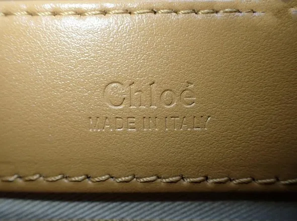 Chloe  C two way bags Carry Bag in caramel