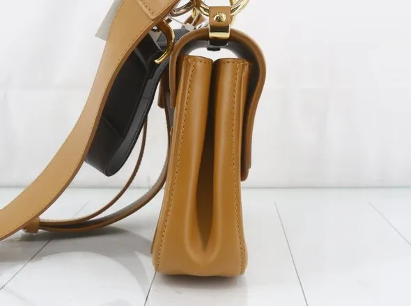 Chloe  C two way bags Carry Bag in caramel
