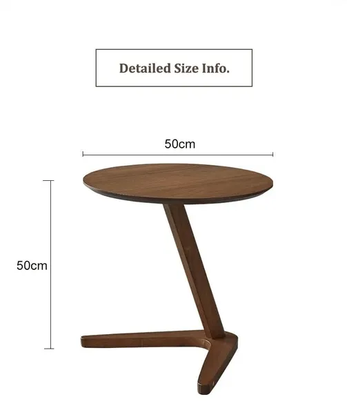 Claude - Vintage Wooden Round Coffee Table
