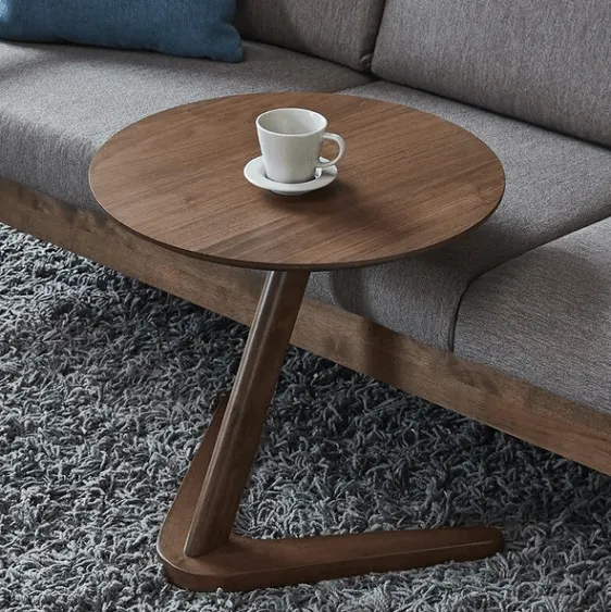 Claude - Vintage Wooden Round Coffee Table