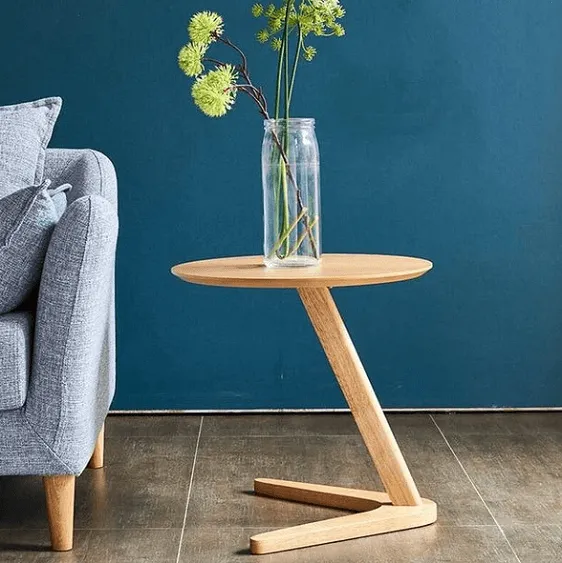 Claude - Vintage Wooden Round Coffee Table