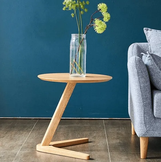 Claude - Vintage Wooden Round Coffee Table