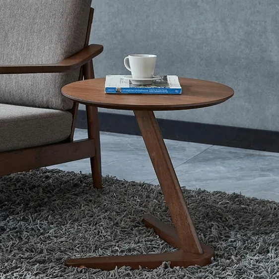 Claude - Vintage Wooden Round Coffee Table