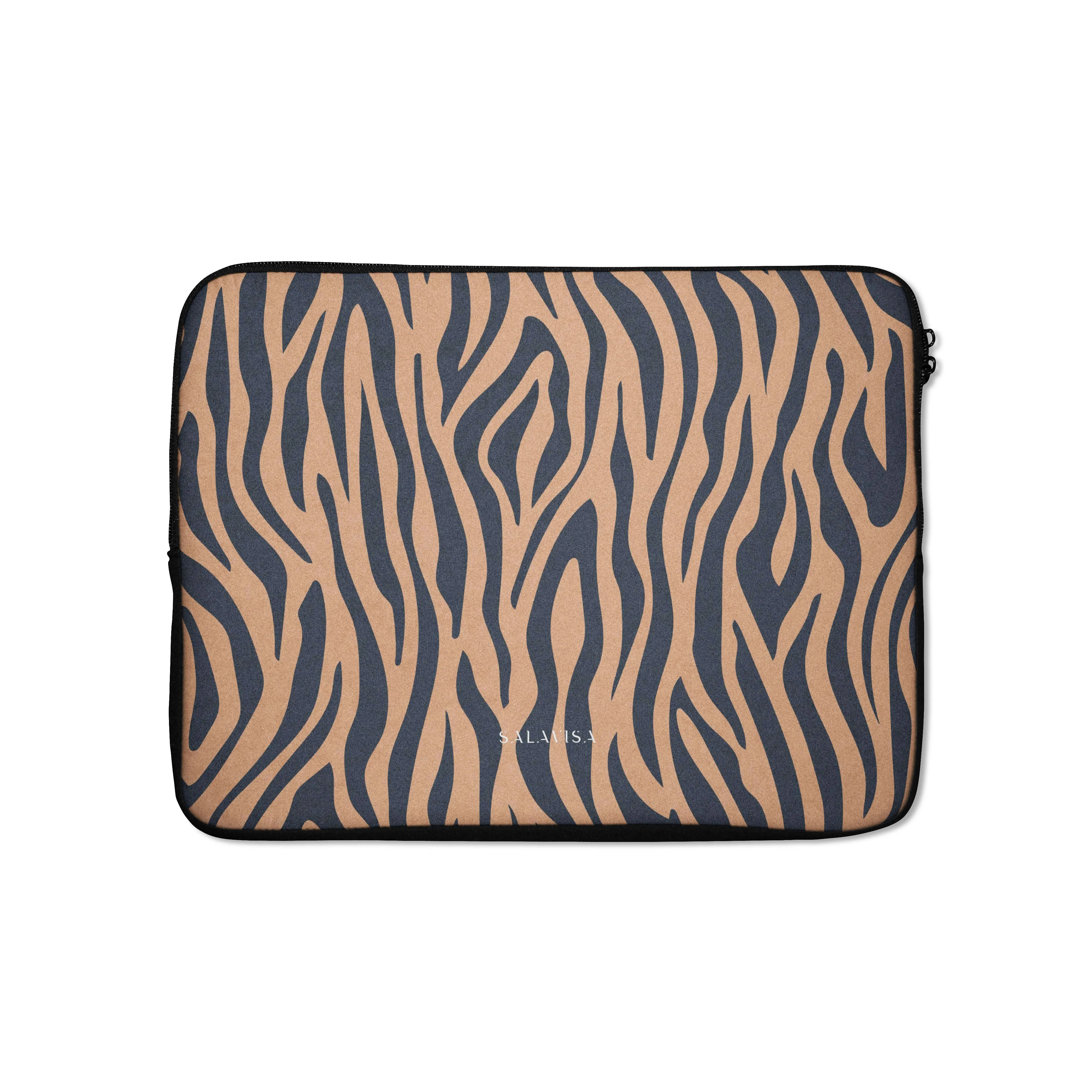 Copper Zebra Laptop Sleeve