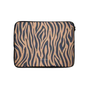 Copper Zebra Laptop Sleeve
