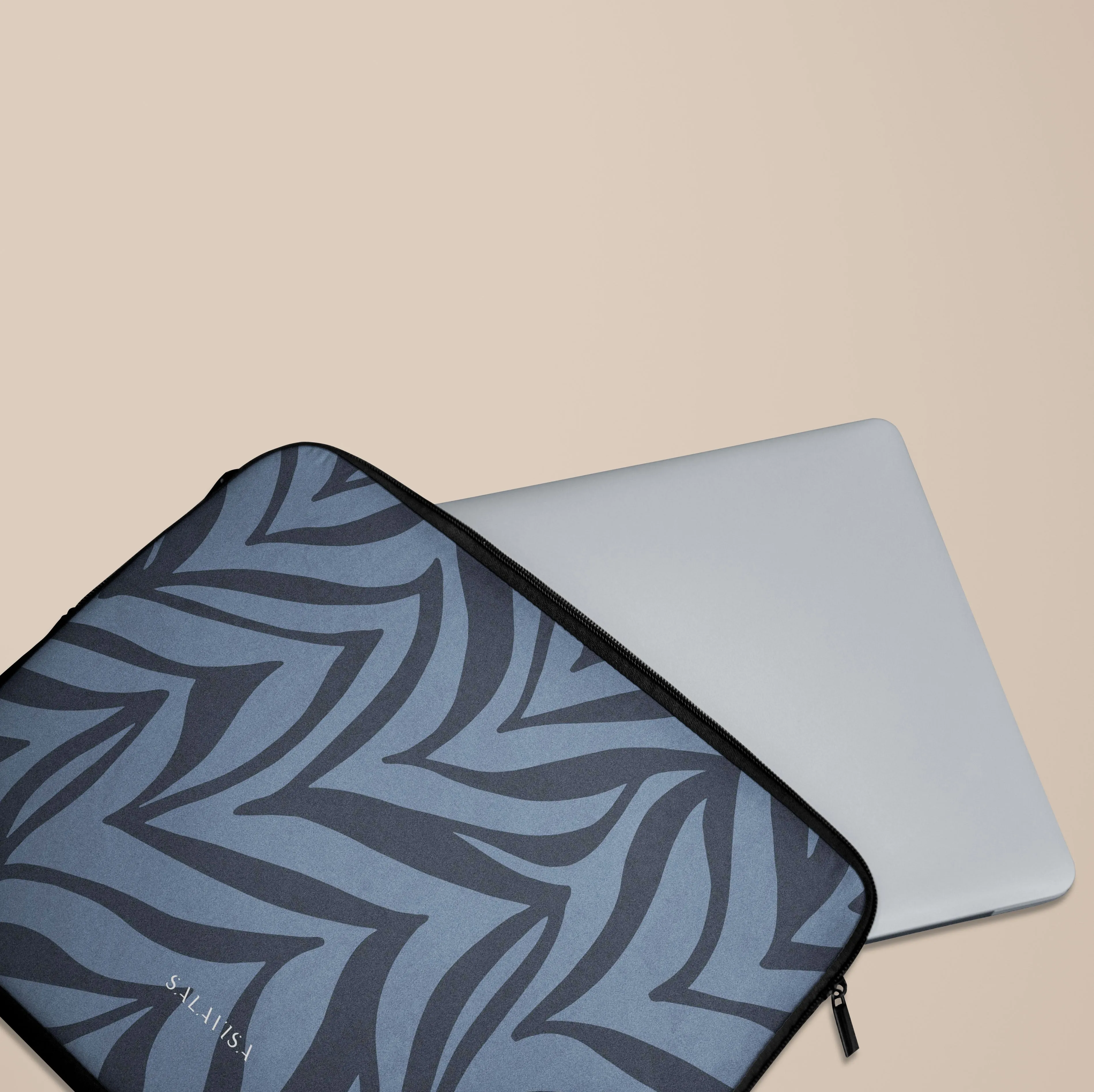 Copper Zebra Laptop Sleeve