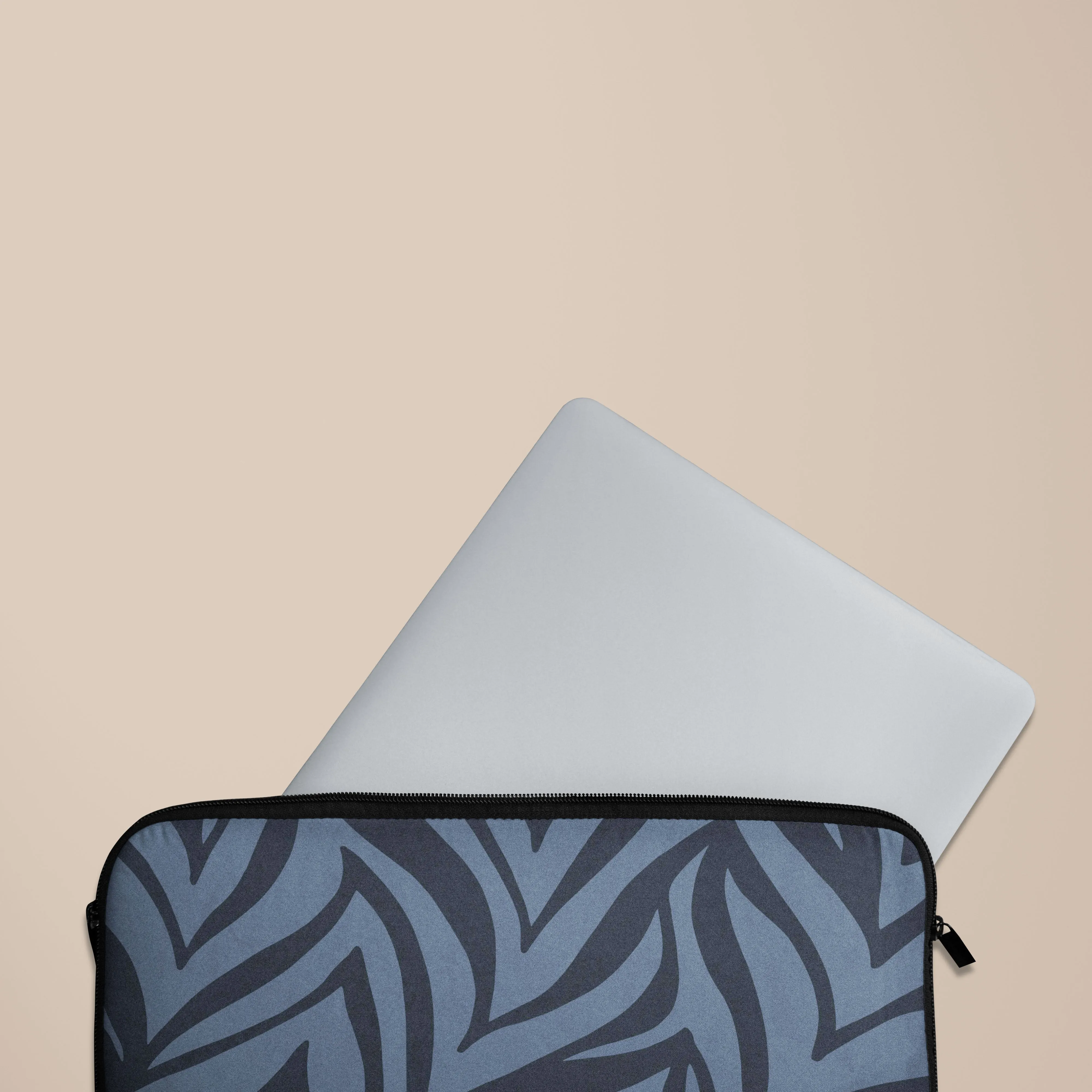 Copper Zebra Laptop Sleeve