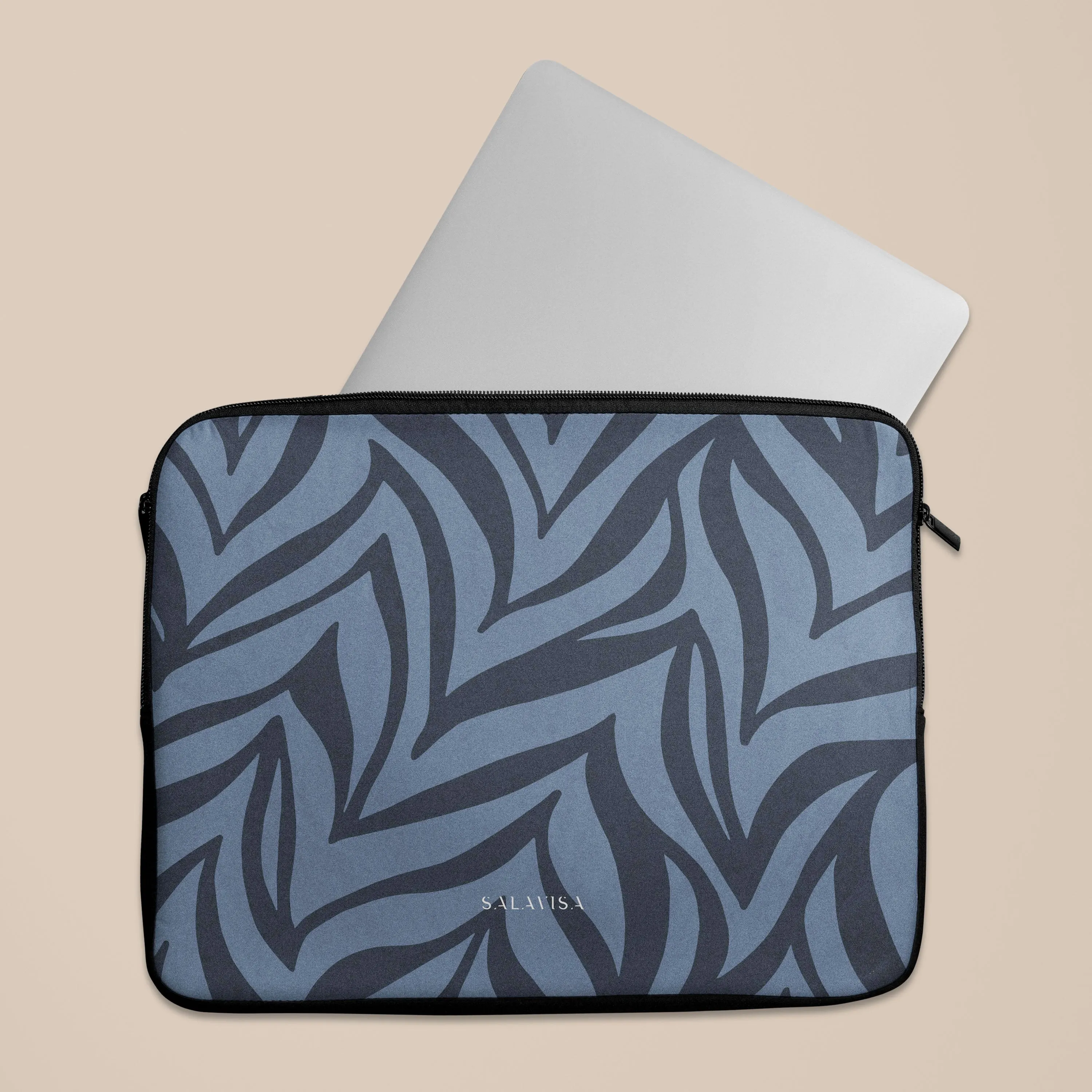 Copper Zebra Laptop Sleeve