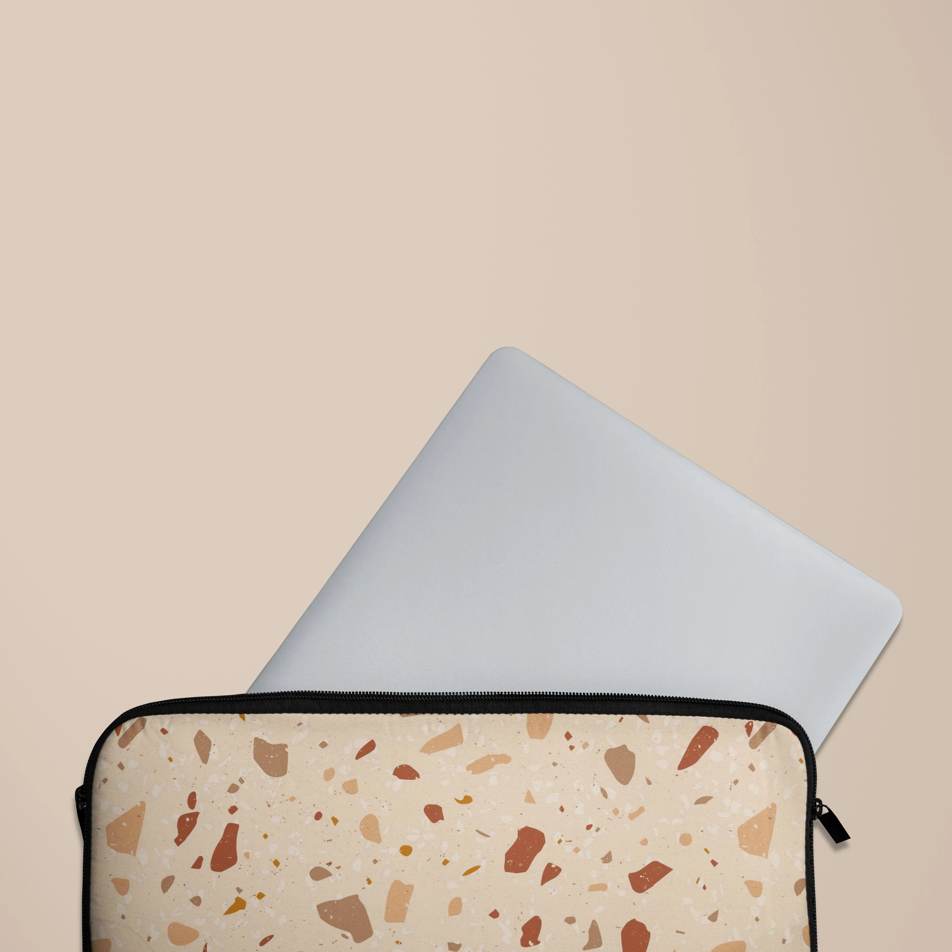 Cream Terrazzo Laptop Sleeve