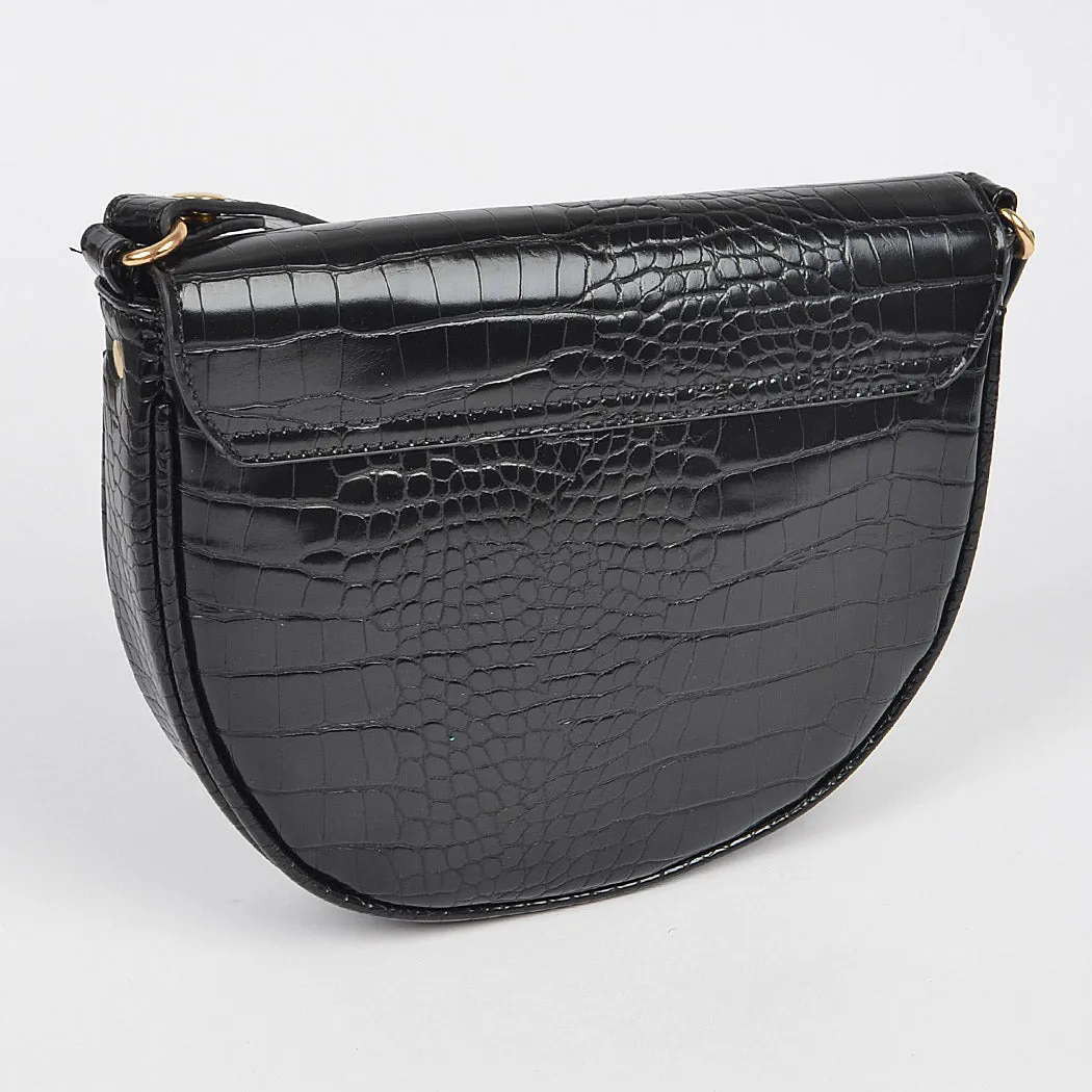 Croc Shoulder Bag