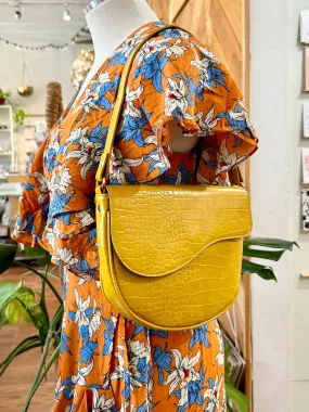 Croc Shoulder Bag