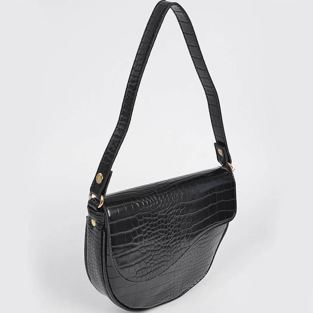 Croc Shoulder Bag