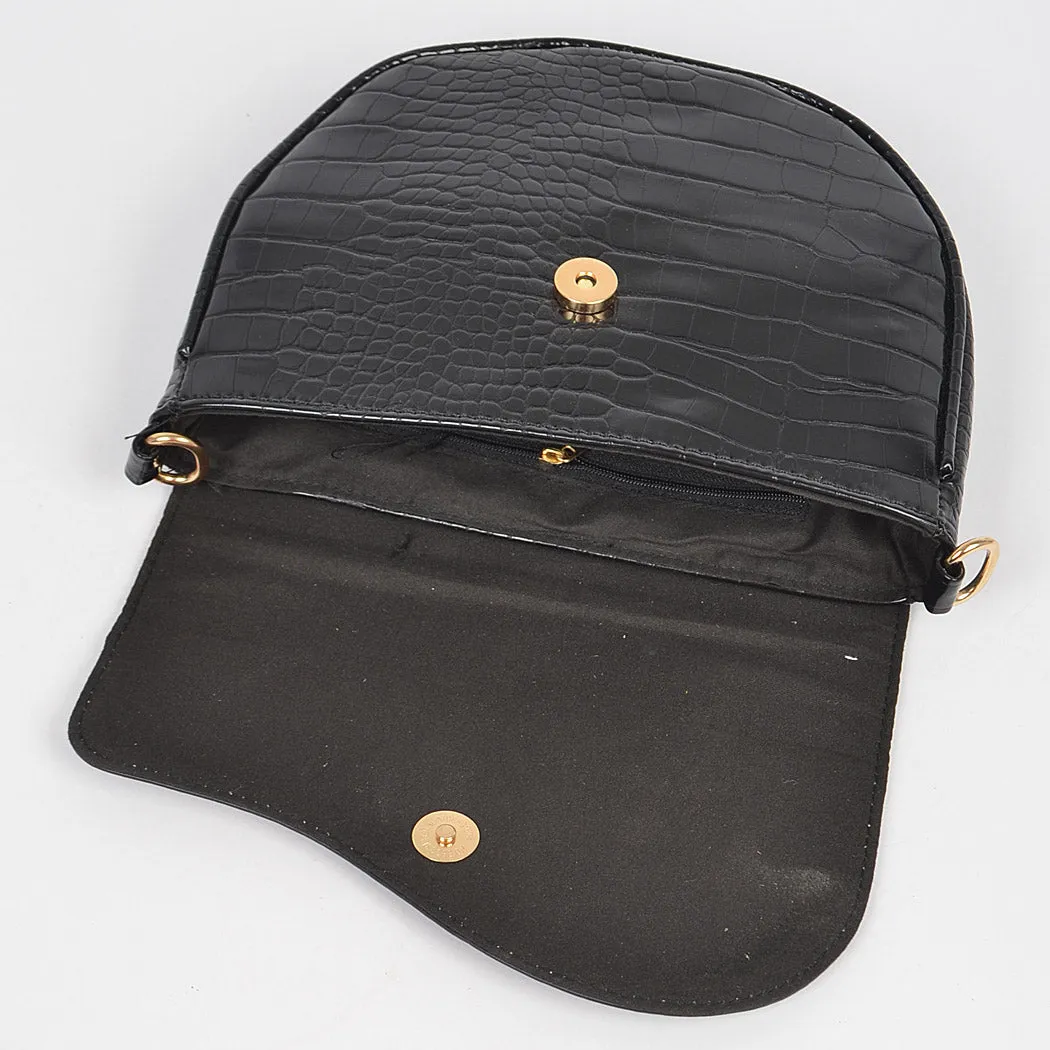 Croc Shoulder Bag