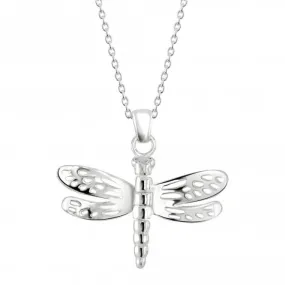 Dew Sterling Silver Dragonfly moveable wings Pendant 98081HP028