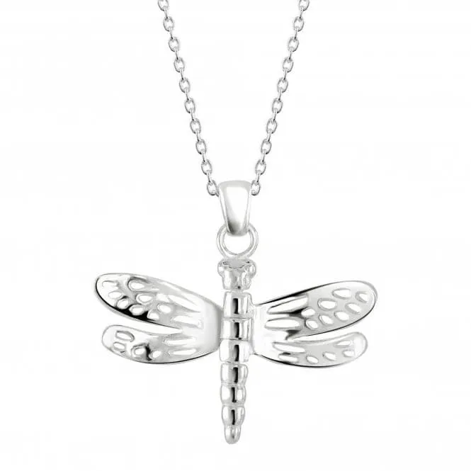 Dew Sterling Silver Dragonfly moveable wings Pendant 98081HP028