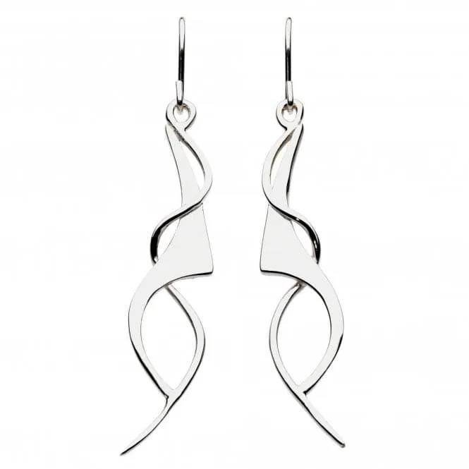 Dew Sterling Silver Genevieve Drop Earrings 60W3HP