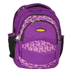 Dhariwal Multi Color Dual Compartment Unisex Printed School BackPack 39L BP-203
