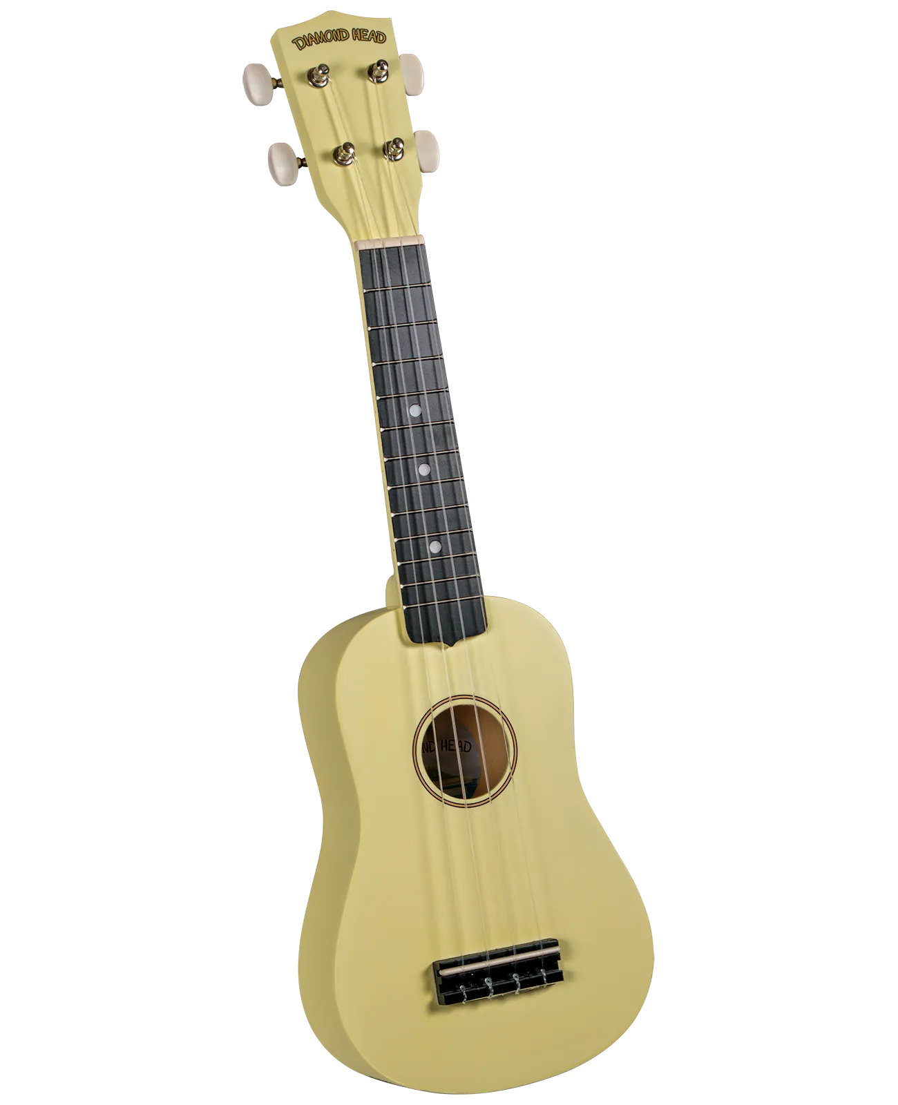 Diamondhead DU-124 Tropical Satin Soprano Ukulele (Banana Yellow)