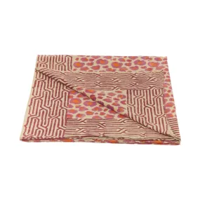 Doing Goods Pink Leopard Double Throw in Tote Bag