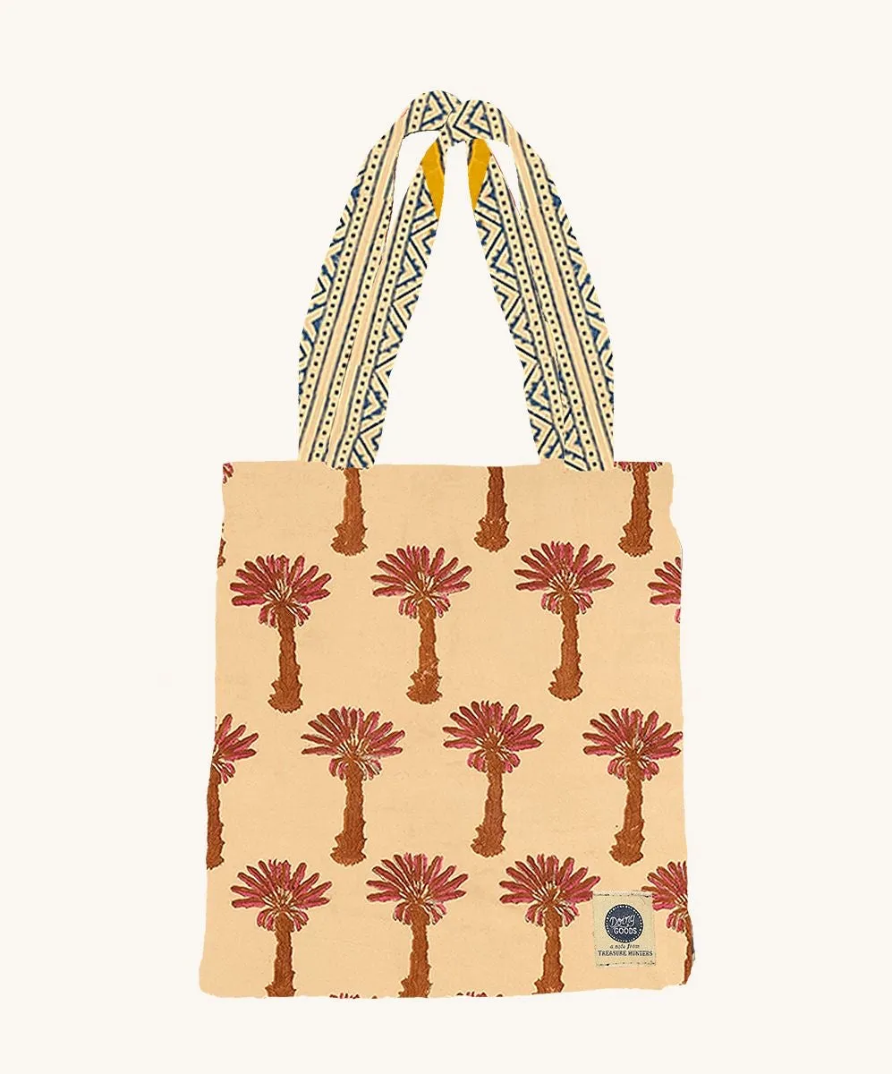 Doing Goods Tala Palmtree Single Throw in Tote Bag