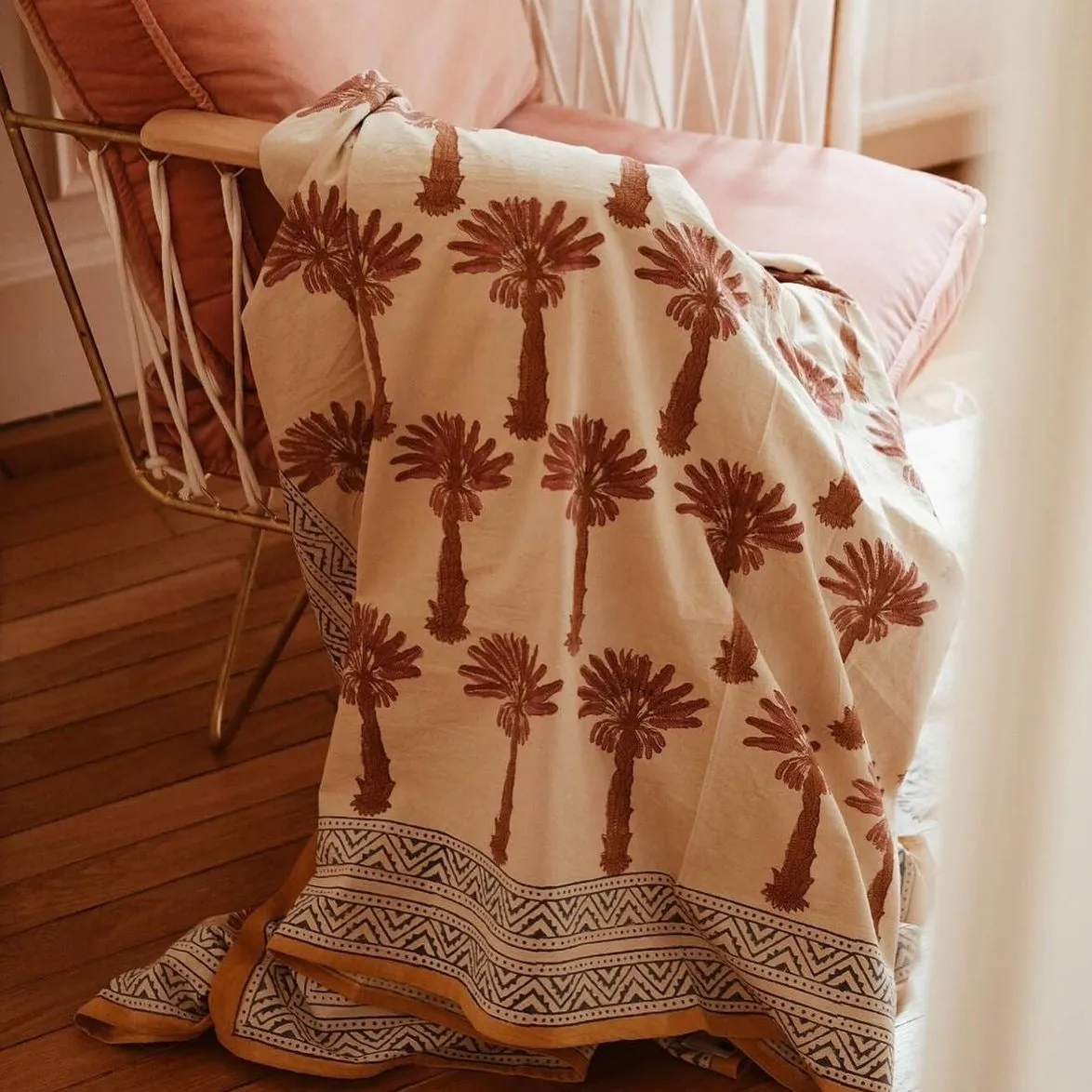 Doing Goods Tala Palmtree Single Throw in Tote Bag