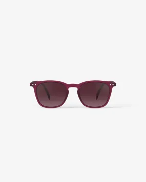 #E Shape Sunglasses in Antique Purple